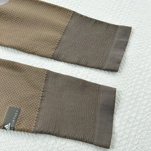 Stella McCartney Adidas Run Knit Tight Size Small, Tan/Taupe, Gray NWT - Picture 6 of 14